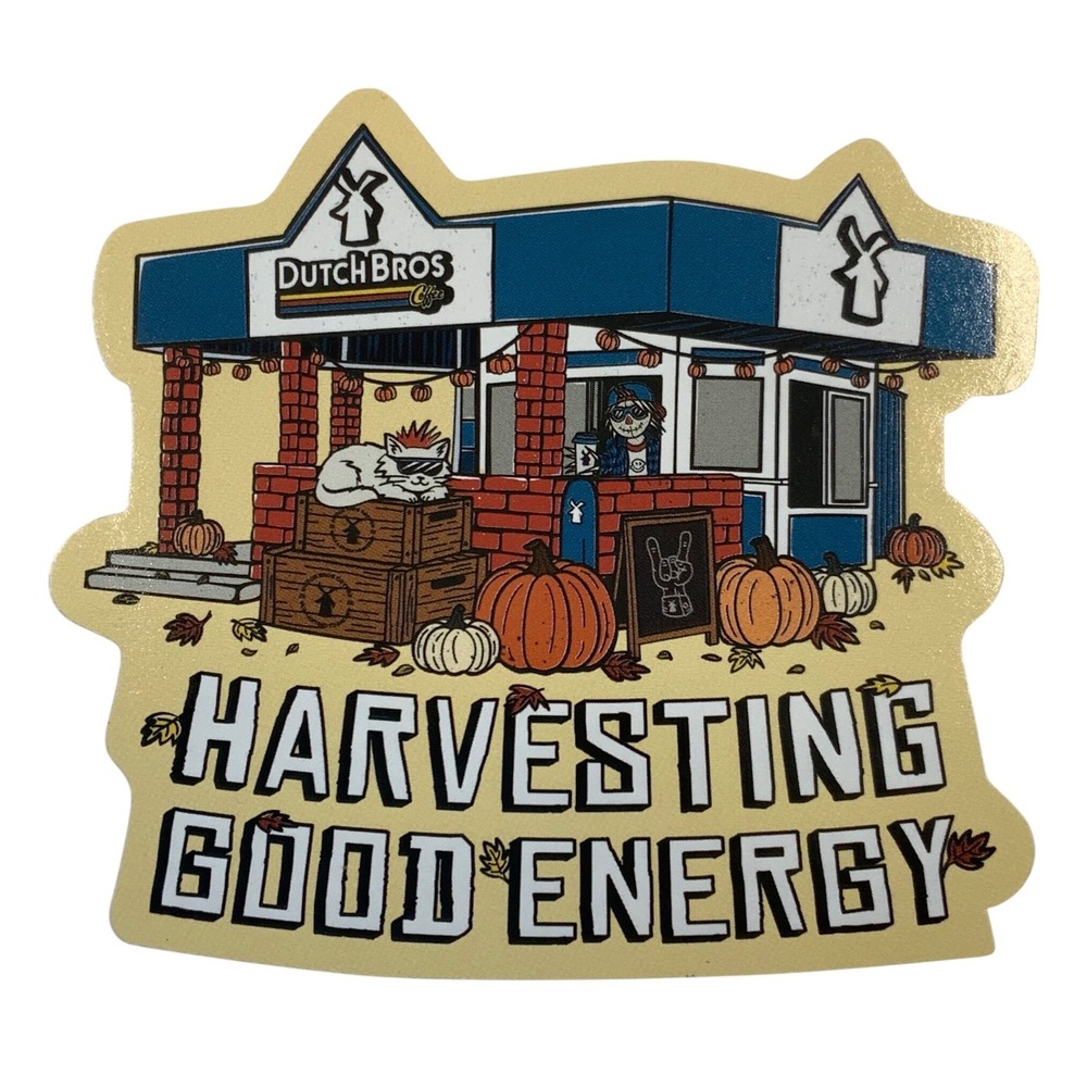 Dutch Bros Harvesting Good Energy Sept 2nd 2026 Sticker